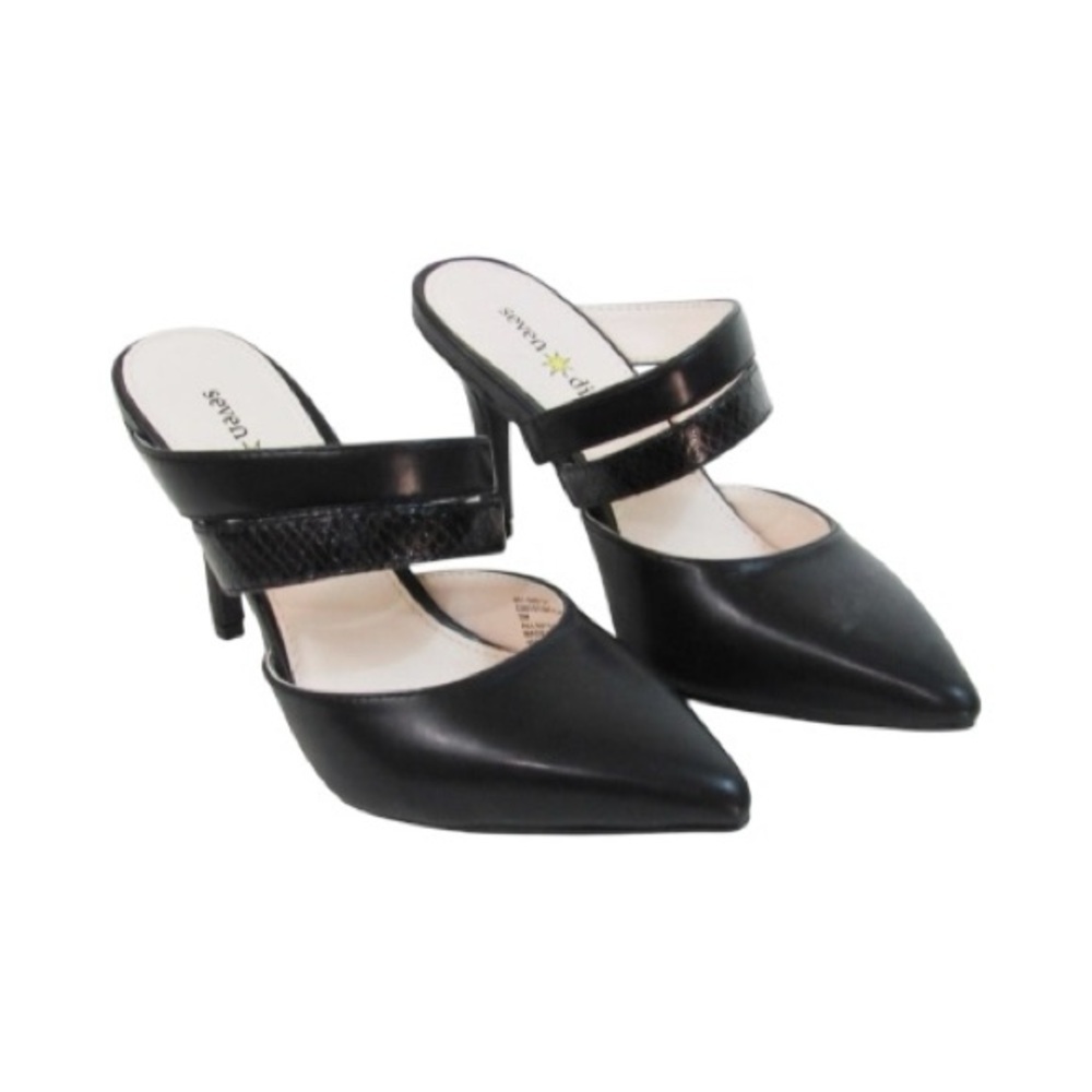 NWOT-SEVEN DIALS-SKYLAR PUMP-BLACK SLIP ON-SIZE 8M